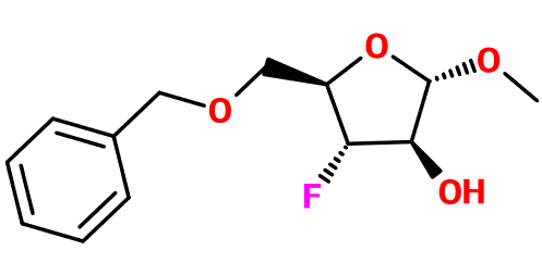 MC095917 Methyl 5-O-Bn-3-deoxy-3-fluoro-α-D-arabinofuranoside